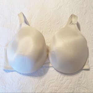 Cacique Lightly Lined Full Coverage Ivory Bra - 44DD